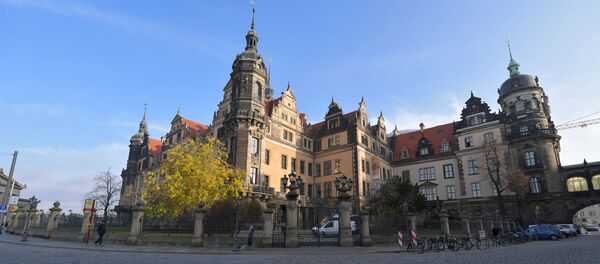 منظر عام لقصر مدينة غرين فولت بعد السطو في دريسدن - سبوتنيك عربي