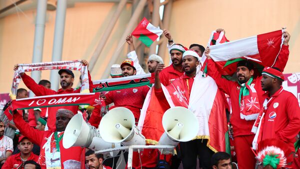 الجماهير العمانية في مباراة الكويت عمان في خليجي 24 - سبوتنيك عربي