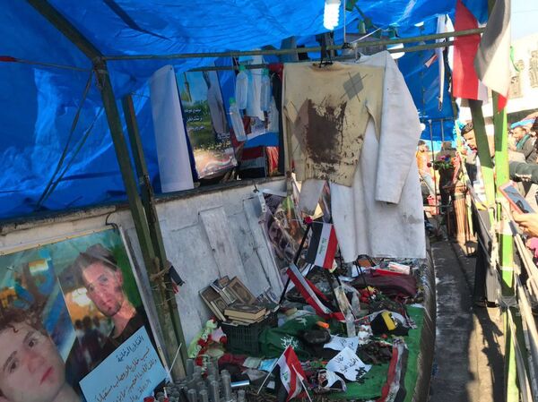 متحف من نوع خاص للمتظاهرين الضحايا في بغداد... صور وفيديو متحف من نوع خاص للمتظاهرين الضحايا في بغداد... صور وفيديو - سبوتنيك عربي