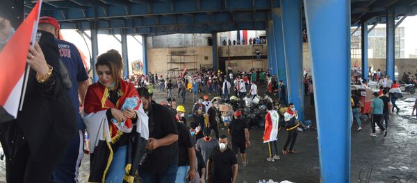 المظاهرات تقضي على التحرش بالفتيات في العراق  - سبوتنيك عربي