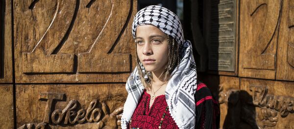 الناشطة الفلسطينية الصغيرة جنى التميمي، 2018 - سبوتنيك عربي