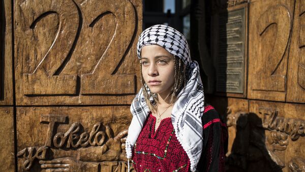 الناشطة الفلسطينية الصغيرة جنى التميمي، 2018 - سبوتنيك عربي