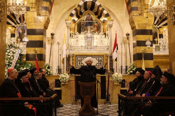 حلب تحتفي بنهوض كاتدرائية أم المعونة من ركام الحرب... صور - سبوتنيك عربي