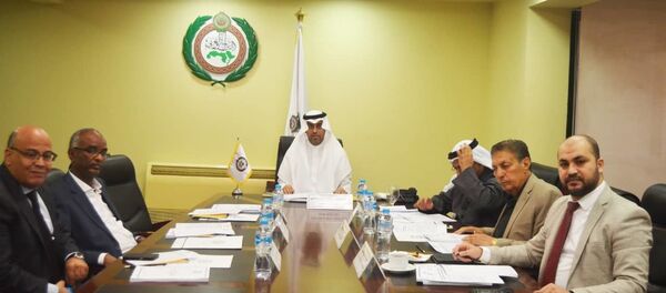 مكتب البرلمان العربي يعقد اجتماعا برئاسة الدكتور مشعل بن فهم السلمي رئيس البرلمان العربي، وحضور نواب رئيس البرلمان العربي ورؤساء اللجان الدائمة في البرلمان العربي. - سبوتنيك عربي