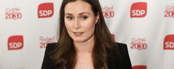 سانا مارين رئيسة الحكومة الفنلندية - سبوتنيك عربي