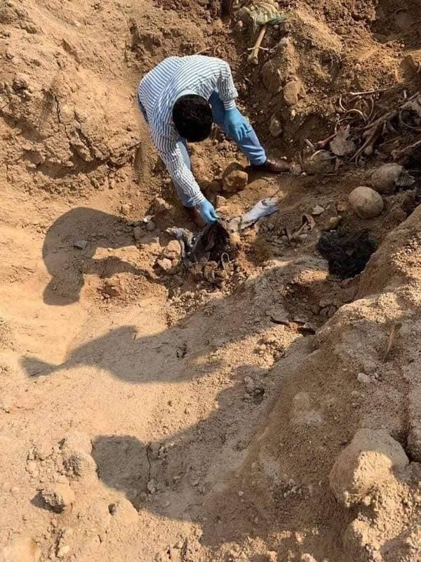 اكتشاف مقبرة جماعية في الفلوجة تضم عشرات الرجال والأطفال... صور - سبوتنيك عربي