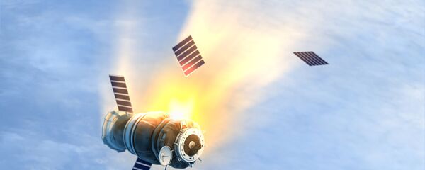 قمر صناعي مشتعل - سبوتنيك عربي