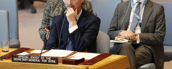 مبعوث الأمم المتحدة الخاص إلى سوريا، غير بيدرسون، 30 أبريل 2019 - سبوتنيك عربي