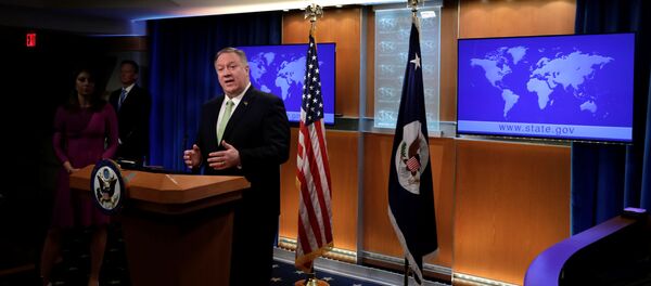 وزير الخارجية بومبيو يدلي بتصريح للصحافة في واشنطن - سبوتنيك عربي