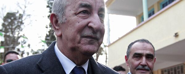 عبد المجيد تبون، الرئيس الجزائري المنتتخب، 12 ديسمبر2019 - سبوتنيك عربي