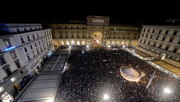 مظاهرات إيطاليا مظاهرات إيطاليا - سبوتنيك عربي