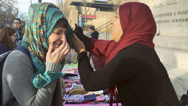 يوم الحجاب العالمي في نيومكسيكو الأمريكية - سبوتنيك عربي