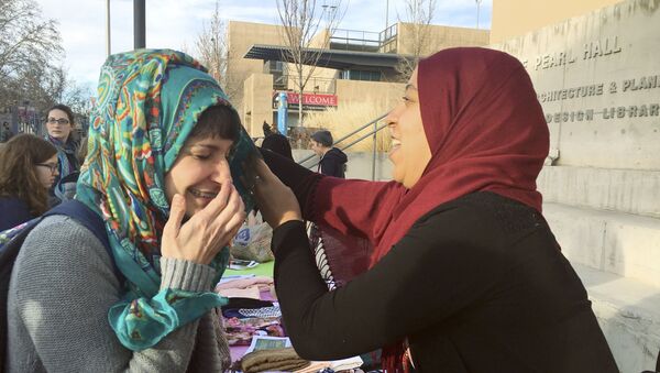 يوم الحجاب العالمي في نيومكسيكو الأمريكية - سبوتنيك عربي