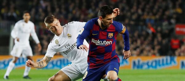 كلاسيكو برشلونة وريال مدريد - سبوتنيك عربي