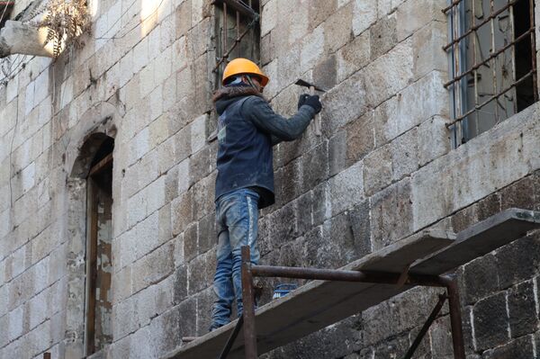 خان الحرير الحلبي الشهير يولد من جديد... فيديو وصور - سبوتنيك عربي