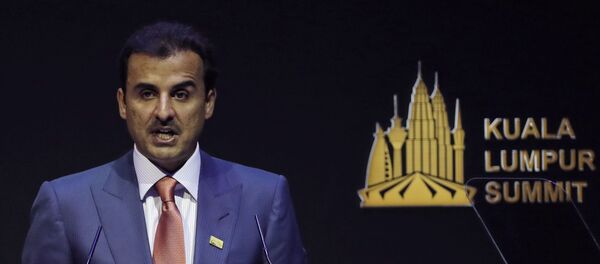 أمير قطر الشيخ تميم بن حمد آل ثاني يلقي كلمة في قمة كوالالمبور - سبوتنيك عربي