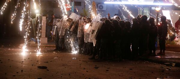 احتجاجات مناهضة للحكومة اللبنانية في بيروت، لبنان 20 ديسمبر 2019 - سبوتنيك عربي