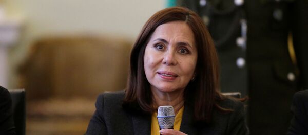  كارين لونغاريك وزيرة الخارجية المكلفة في بوليفيا - سبوتنيك عربي