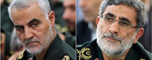 العميد إسماعيل قاآني، قائد فيلق القدس التابع للحرس الثوري الإيراني - سبوتنيك عربي