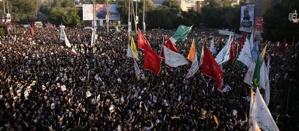 تشيع جثمان قاسم سليماني في الأهواز في إيران - سبوتنيك عربي