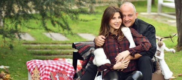 المطربة اللبنانية نانسي عجرم مع زوجها فادي الهاشم - سبوتنيك عربي