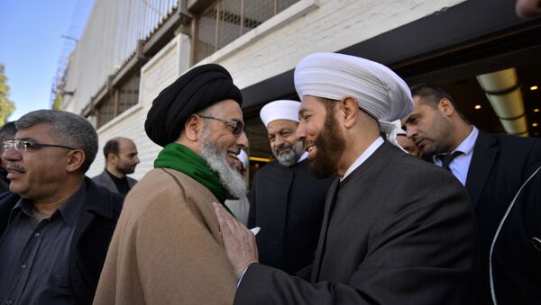 مفتي سوريا في عزاء سليماني: الحشد إلى فلسطين بعد طرد الأمريكي من العراق مفتي سوريا في عزاء سليماني: الحشد إلى فلسطين بعد طرد الأمريكي من العراق - سبوتنيك عربي