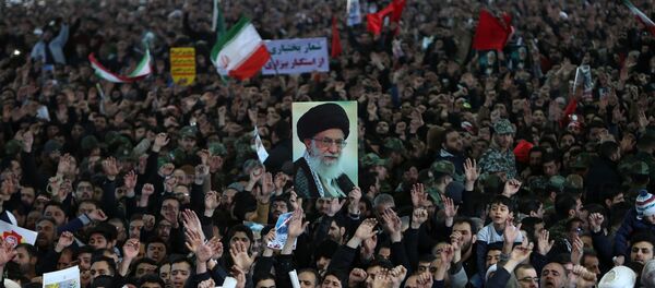  مراسم تشييع قائد قوات القدس بالحرس الثوري قاسم سليماني - سبوتنيك عربي