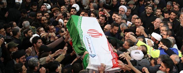 مراسم تشييع قائد قوات القدس بالحرس الثوري قاسم سليماني - سبوتنيك عربي