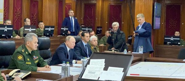 الرئيس الروسي فلاديمير بوتين مع الرئيس السوري بشار الأسد - سبوتنيك عربي