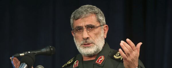 إسماعيل قاآني قائد فيلق القدس التابع للحرس الثوري الإيراني  - سبوتنيك عربي