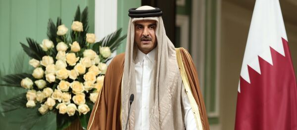 أمير قطر الشيخ تميم بن حمد آل ثاني في طهران - سبوتنيك عربي