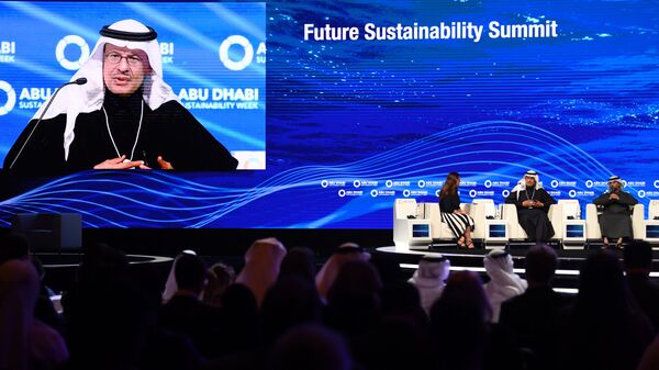 أسبوع أبوظبي للاستدامة 2020، 14 يناير 2020 - وزير الطاقة السعودي الأمير عبد العزيز بن سلمان آل سعود. - سبوتنيك عربي
