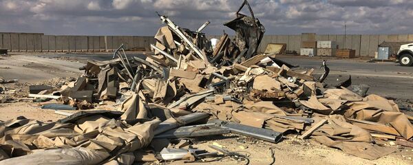 تداعيات قصف القاعدة العسكرية الأمريكية عين الأسد في العراق، 13 يناير 2019 تداعيات قصف القاعدة العسكرية الأمريكية عين الأسد في العراق، 13 يناير 2019 - سبوتنيك عربي