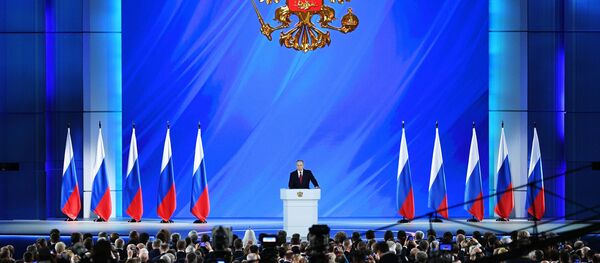 الرئيس فلاديمير بوتين يوجه رسالته السنوية إلى الجمعية الفيدرالية، 15 يناير 2020 - سبوتنيك عربي