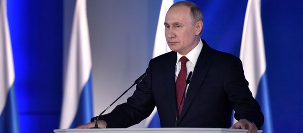 الرئيس فلاديمير بوتين يوجه رسالته السنوية إلى الجمعية الفيدرالية، 15 يناير 2020 - سبوتنيك عربي