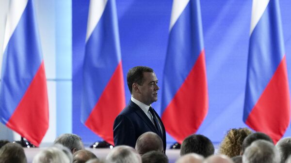 رئيس الحكومة الروسية دميتري ميدفيديف، 15 يناير 2019 - سبوتنيك عربي