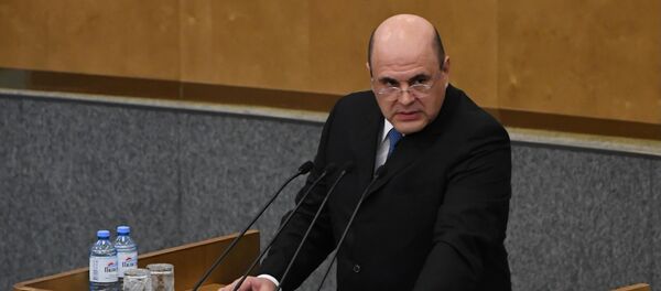 ميخائيل ميشوستين خلال جلسة عامة لمجلس الدوما للنظر في ترشيحه لمنصب رئيس وزراء روسيا ميخائيل ميشوستين خلال جلسة عامة لمجلس الدوما للنظر في ترشيحه لمنصب رئيس وزراء روسيا - سبوتنيك عربي