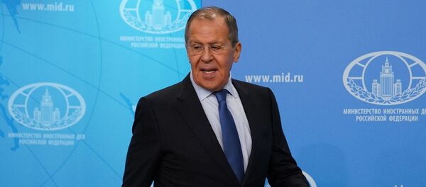 مؤتمر صحفي لوزير الخارجية الروسي سيرغي لافروف حول إنجازات الدبلوماسية والسياسة الخارجية الروسية لعام 2019 - سبوتنيك عربي