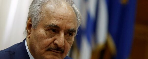 القائد العام للجيش الوطني الليبي، خليفة حفتر في أثينا، اليونان 17 يناير 2020 - سبوتنيك عربي