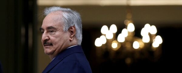 القائد العام للجيش الوطني الليبي، خليفة حفتر في أثينا، اليونان 17 يناير 2020 القائد العام للجيش الوطني الليبي، خليفة حفتر في أثينا، اليونان 17 يناير 2020 - سبوتنيك عربي