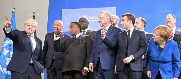 الزعماء المشاركون في مؤتمر برلين حول ليبيا يستعدون لالتقاط صورة جماعية الزعماء المشاركون في مؤتمر برلين حول ليبيا يستعدون لالتقاط صورة جماعية - سبوتنيك عربي