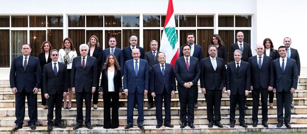 الصورة الرسمية لتشكيل الحكومة اللبنانية  - سبوتنيك عربي