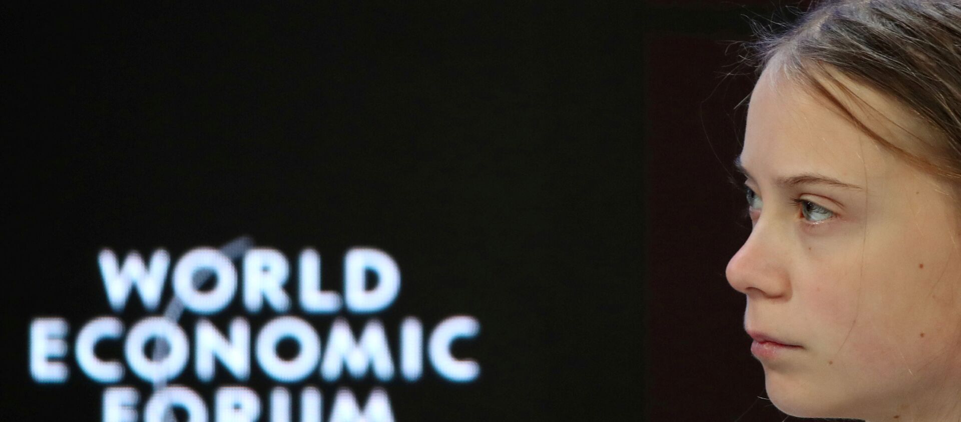 الناشطة البيئية السويدية غريتا تونبرغ في منتدى دافوس الاقتصادي العالمي 2020 - سبوتنيك عربي, 1920, 10.04.2021