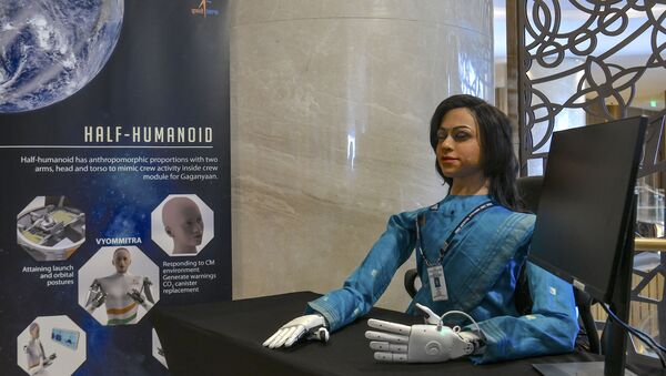 الروبوت البشري النصفي فيوميترا من إنتاج وكالة الفضاء الهندية، 23 يناير/ كانون الثاني 2020 - سبوتنيك عربي