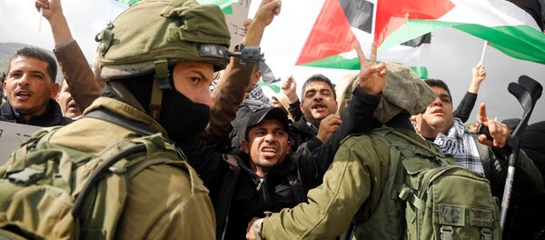 احتجاجات في وادي الأردن عقب إعلان صفقة القرن، الضفة الغربية 29 يناير 2020 - سبوتنيك عربي