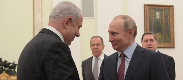 الرئيس الروسي فلاديمير بوتين يلتقي مع رئيس الوزراء الإسرائيلي بنيامين نتنياهو في الكرملين، موسكو 30 يناير 2020 - سبوتنيك عربي