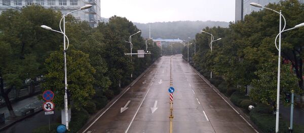 مدينة ووهان، انتشار فيروس كورونا، الصين 25 يناير 2020 مدينة ووهان، انتشار فيروس كورونا، الصين 25 يناير 2020 - سبوتنيك عربي