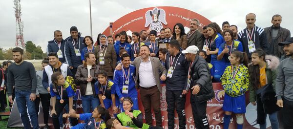 سيدات عامودا يفزن ببطولة الدوري السوري - سبوتنيك عربي