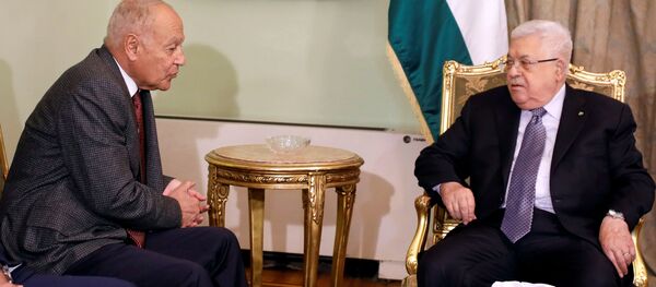 الأمين العام لجامعة الدول العربية أحمد أبو الغيط يلتقي بالرئيس الفلسطيني محمود عباس في القاهرة - سبوتنيك عربي