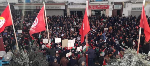 مسيرة شعبية في تونس تنديدا بصفقة القرن مسيرة شعبية في تونس تنديدا بصفقة القرن - سبوتنيك عربي